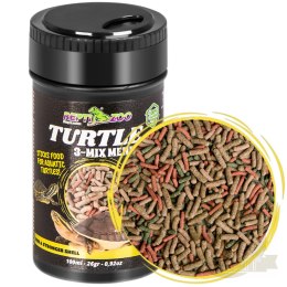 Repti-Zoo Turtle 3-Mix Menu 100ml - pokarm z czosnkiem dla żółwi wodnolądowych