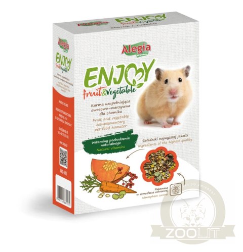 Alegia Enjoy fruits and vegetables dla królika 340g Alegia Enjoy fruits and vegetables dla królika 340g