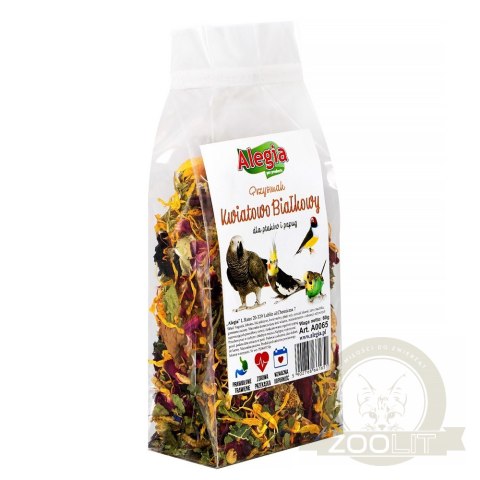 Alegia - przysmak kwiatowo mięsny dla papug 40g Alegia - przysmak kwiatowo mięsny dla papug 40g