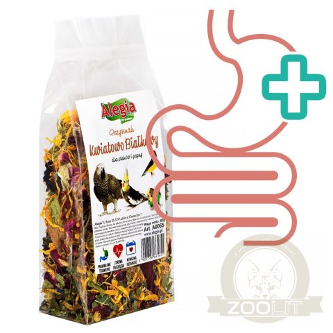 Alegia - przysmak kwiatowo mięsny dla papug 40g Alegia - przysmak kwiatowo mięsny dla papug 40g