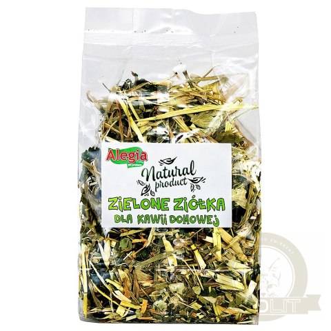 Alegia - zielone ziółka dla Świnki Morskiej 100g Alegia - zielone ziółka dla Świnki Morskiej 100g