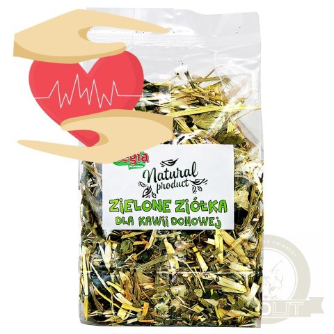 Alegia - zielone ziółka dla Świnki Morskiej 100g Alegia - zielone ziółka dla Świnki Morskiej 100g