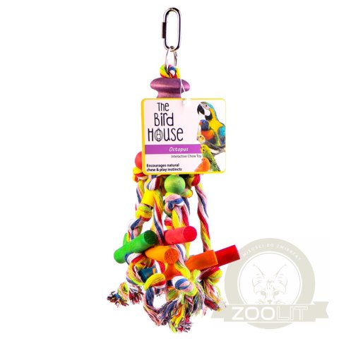 HappyPet Octopus - wisząca zabawka dla papug HappyPet Octopus - wisząca zabawka dla papug