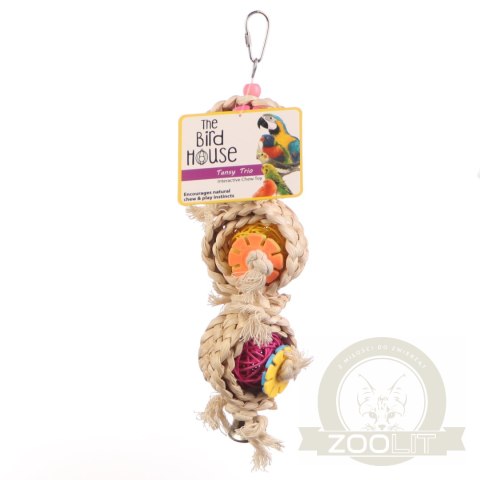 HappyPet Tansy Trio - zabawka dla papugi kanarka HappyPet Tansy Trio - zabawka dla papugi kanarka