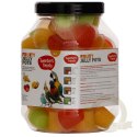 HappyPet Tweeter's Treats Fruity Jelly Pots 60 sztuk - mix smaków
