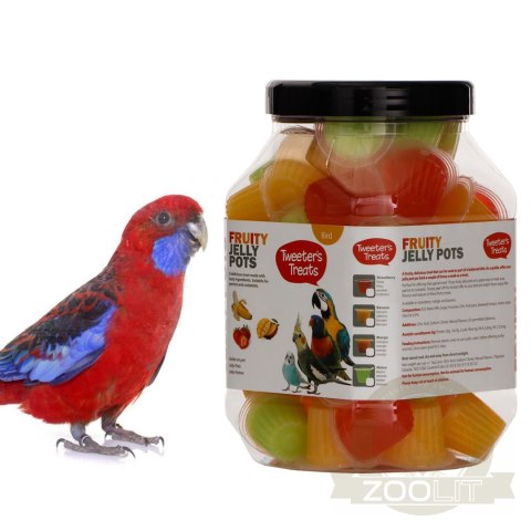 HappyPet Tweeter's Treats Fruity Jelly Pots 60 sztuk - mix smaków HappyPet Tweeter's Treats Fruity Jelly Pots 60 sztuk - mix smaków
