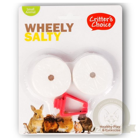 HappyPet Wheely Salty - sól z uchwytem dla gryzoni HappyPet Wheely Salty - sól z uchwytem dla gryzoni