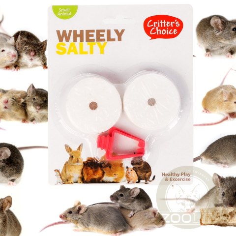 HappyPet Wheely Salty - sól z uchwytem dla gryzoni HappyPet Wheely Salty - sól z uchwytem dla gryzoni