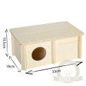 OiiBO Wooden House WH01 - drewniany domek dla gryzonia
