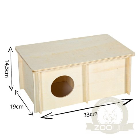 OiiBO Wooden House WH01 - drewniany domek dla gryzonia OiiBO Wooden House WH01 - drewniany domek dla gryzonia
