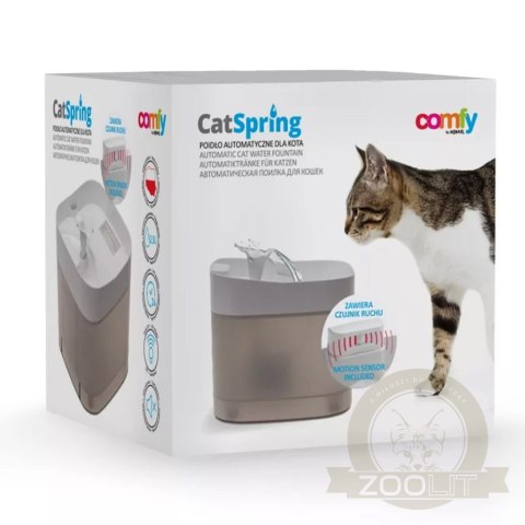 Comfy CatSpring - poidło fontanna z czujnikiem ruchu dla kotów i psów Comfy CatSpring - poidło fontanna z czujnikiem ruchu dla kotów i psów