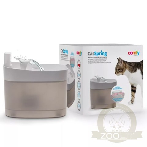 Comfy CatSpring - poidło fontanna z czujnikiem ruchu dla kotów i psów Comfy CatSpring - poidło fontanna z czujnikiem ruchu dla kotów i psów