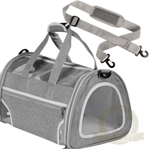 Furrever Friends Fluffy Bag Gray - transporter dla kota i psa