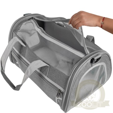 Furrever Friends Fluffy Bag Gray - transporter dla kota i psa
