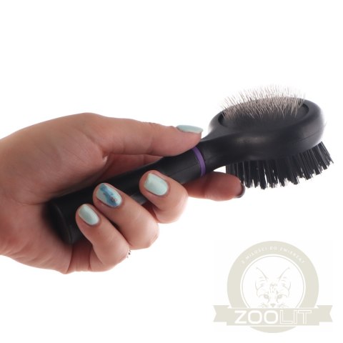 Groom Cat Dual Slicker Brush - szczotka dwustronna dla kota Groom Cat Dual Slicker Brush - szczotka dwustronna dla kota