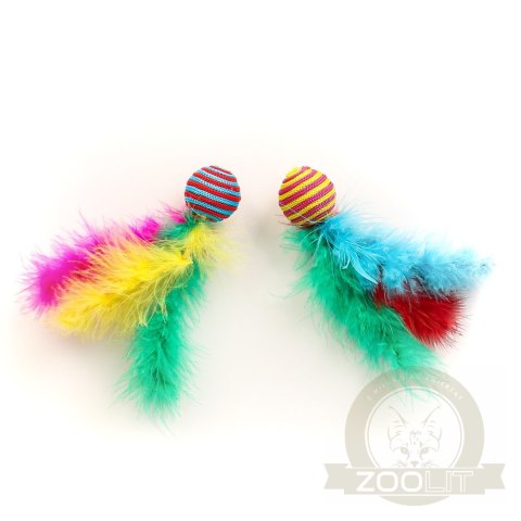 HappyPet Carnival Ball Toy - zabawka dla kotów 2 szt HappyPet Carnival Ball Toy - zabawka dla kotów 2 szt