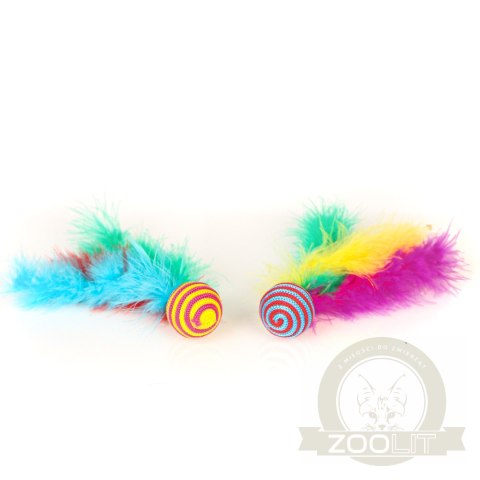 HappyPet Carnival Ball Toy - zabawka dla kotów 2 szt HappyPet Carnival Ball Toy - zabawka dla kotów 2 szt