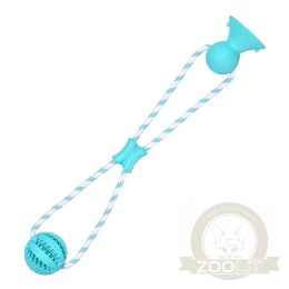 Pet Nova zabawka - piłka dental z przyssawką miętowa 7cm