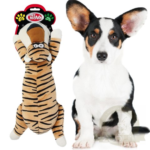 Pet Nova zabawka pluszowa - tygrys piszczący 36cm Pet Nova zabawka pluszowa - tygrys piszczący 36cm