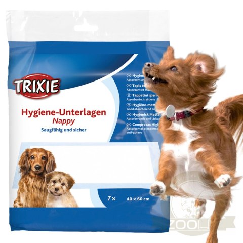 Trixie Hygienic Pads - podkłady dla psa 40x60cm Trixie Hygienic Pads - podkłady dla psa 40x60cm