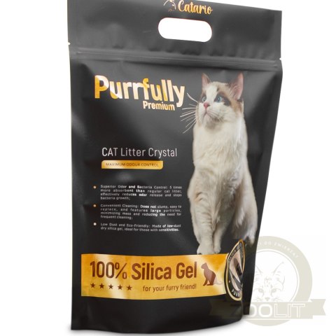 Catario Purrfully Premium - żwirek silikonowy dla kota 3,8L Catario Purrfully Premium - żwirek silikonowy dla kota 3,8L
