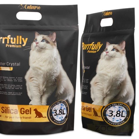 Catario Purrfully Premium - żwirek silikonowy dla kota 3,8L Catario Purrfully Premium - żwirek silikonowy dla kota 3,8L