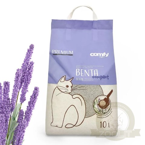 Comfy Benta New Compact Lavender - żwirek bentonitowy lawendowy dla kota 10L Comfy Benta New Compact Lavender - żwirek bentonitowy lawendowy dla kota 10L