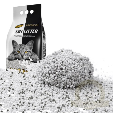 Hilton Cat Litter Carbon - żwirek bentonitowy z węglem dla kota 5l Hilton Cat Litter Carbon - żwirek bentonitowy z węglem dla kota 5l