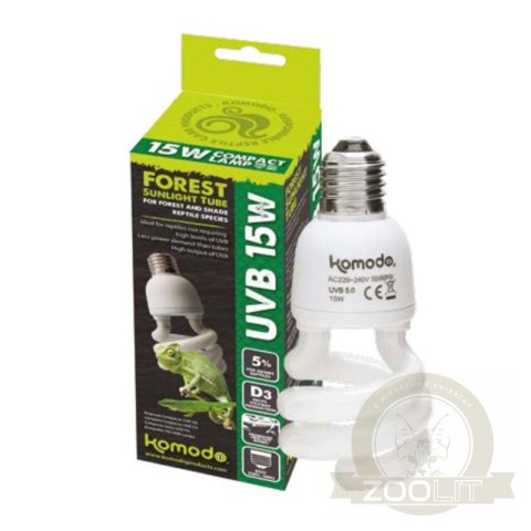 Komodo Forest Sunlight Bulb 15W - żarówka UVB 5.0 Komodo Forest Sunlight Bulb 15W - żarówka UVB 5.0