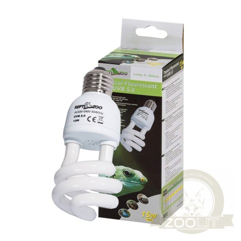 Repti-Zoo Tropical Lamp 5.0 UVB 15W - Żarówka e27 Repti-Zoo Tropical Lamp 5.0 UVB 15W - Żarówka e27