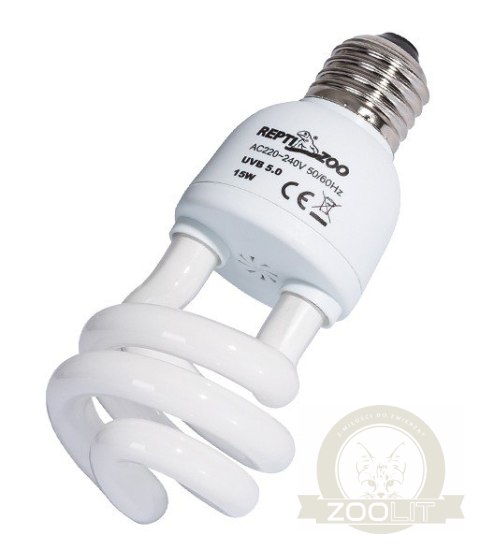 Repti-Zoo Tropical Lamp 5.0 UVB 15W - Żarówka e27 Repti-Zoo Tropical Lamp 5.0 UVB 15W - Żarówka e27