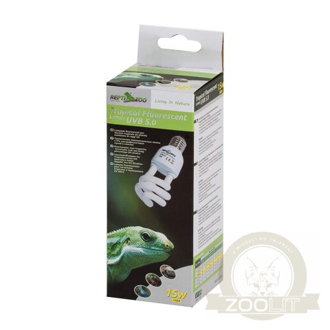 Repti-Zoo Tropical Lamp 5.0 UVB 15W - Żarówka e27 Repti-Zoo Tropical Lamp 5.0 UVB 15W - Żarówka e27