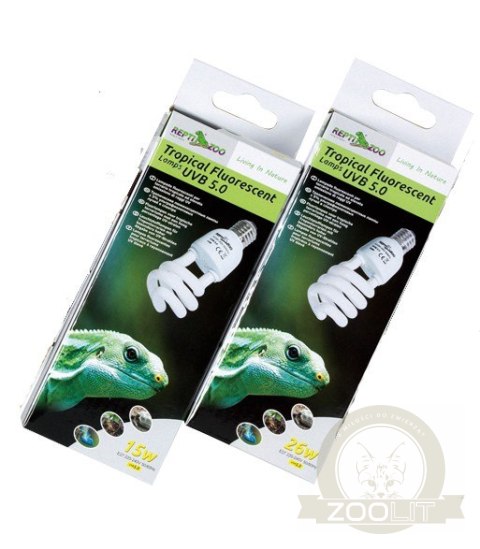 Repti-Zoo Tropical Lamp 5.0 UVB 15W - Żarówka e27 Repti-Zoo Tropical Lamp 5.0 UVB 15W - Żarówka e27