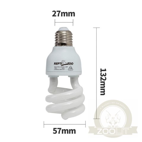 Repti-Zoo Tropical Lamp 5.0 UVB 15W - Żarówka e27 Repti-Zoo Tropical Lamp 5.0 UVB 15W - Żarówka e27
