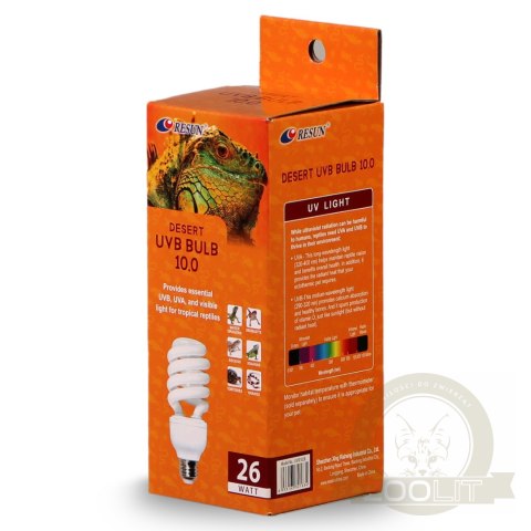 Resun Desert UVB Bulb 10.0 26W - żarówka UVB Resun Desert UVB Bulb 10.0 26W - żarówka UVB