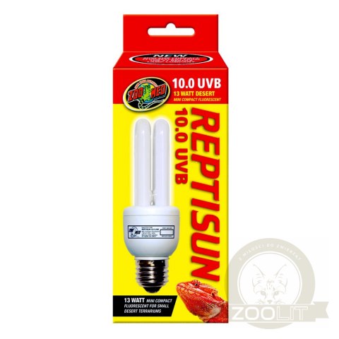 ZOOMED ReptiSun - żarówka Mini 10.0 UVB 13W