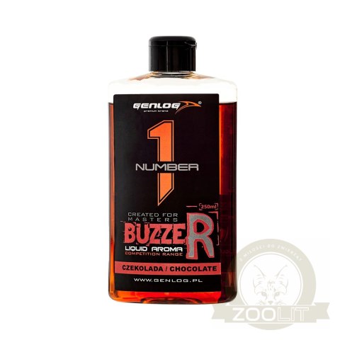 Genlog Buzzer Czekolada - płynny dodatek do zanęt 250ml Genlog Buzzer Czekolada - płynny dodatek do zanęt 250ml