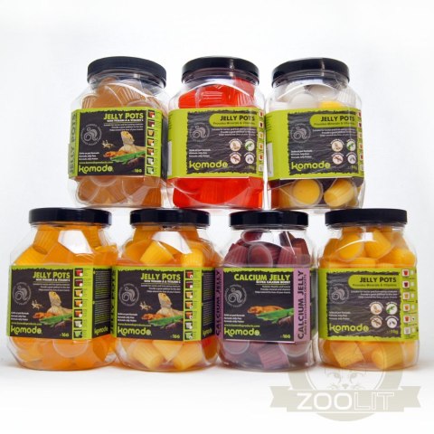 Komodo Jelly Pot Banana Jar - pokarm banan w żelu 60szt. Komodo Jelly Pot Banana Jar - pokarm banan w żelu 60szt.