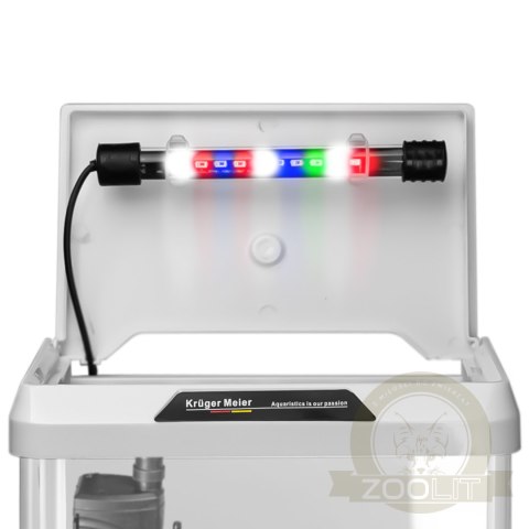 Kruger Meier Como Aquarium 16l - akwarium zestaw biały Kruger Meier Como Aquarium 16l - akwarium zestaw biały