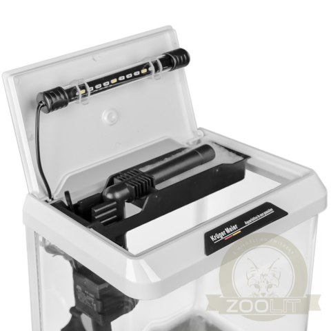 Kruger Meier Como Aquarium 16l - akwarium zestaw biały Kruger Meier Como Aquarium 16l - akwarium zestaw biały