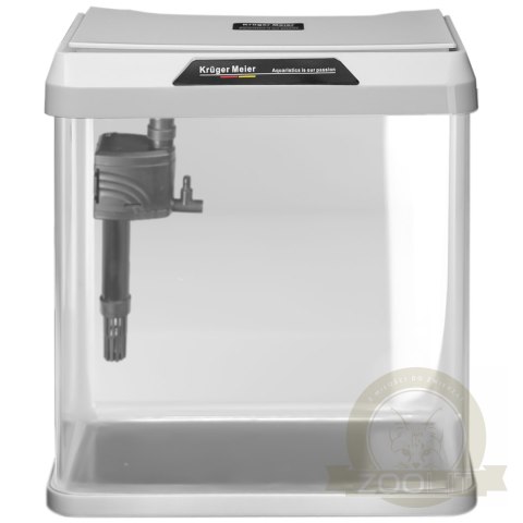 Kruger Meier Como Aquarium 16l - akwarium zestaw biały Kruger Meier Como Aquarium 16l - akwarium zestaw biały
