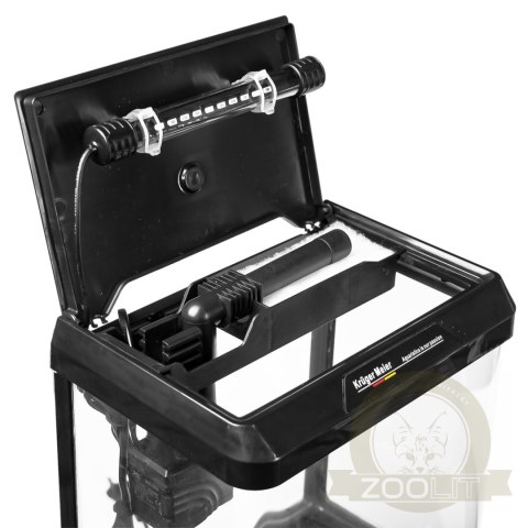 Kruger Meier Como Aquarium 16l - akwarium zestaw czarny Kruger Meier Como Aquarium 16l - akwarium zestaw czarny