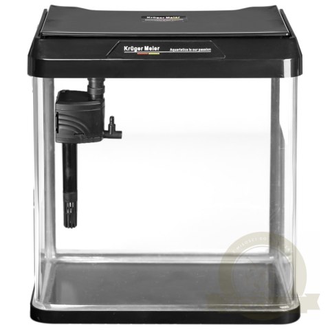 Kruger Meier Como Aquarium 16l - akwarium zestaw czarny Kruger Meier Como Aquarium 16l - akwarium zestaw czarny