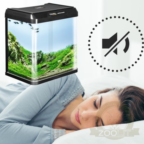 Kruger Meier Como Aquarium 7l - akwarium zestaw czarny Kruger Meier Como Aquarium 7l - akwarium zestaw czarny