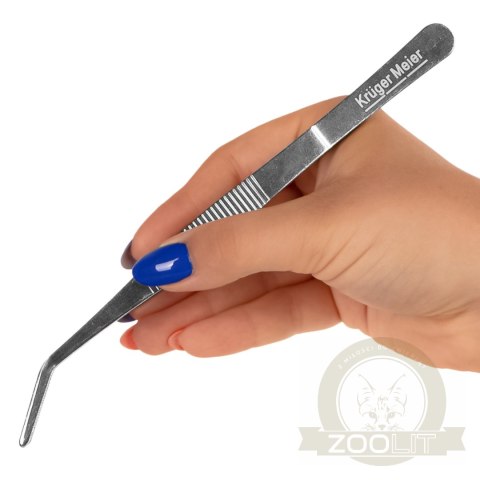 Kruger Meier Pflanzenpinzette Verbogen - pęseta zagięta 20cm Kruger Meier Pflanzenpinzette Verbogen - pęseta zagięta 20cm