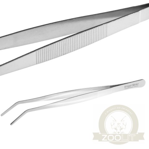 Kruger Meier Pflanzenpinzette Verbogen - pęseta zagięta 20cm Kruger Meier Pflanzenpinzette Verbogen - pęseta zagięta 20cm