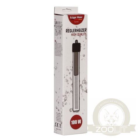 Kruger Meier Reglerheizer 100W - grzałka z termostatem do akwarium Kruger Meier Reglerheizer 100W - grzałka z termostatem do akwarium