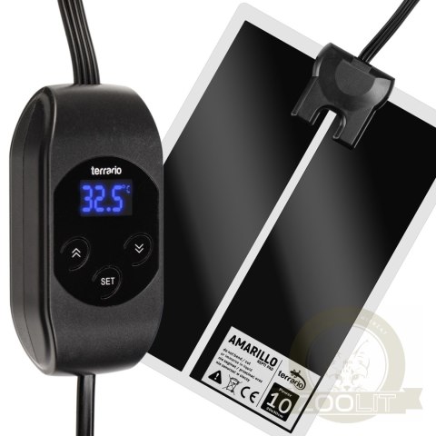 Terrario Amarillo 10W - mata grzewcza z termostatem LCD Terrario Amarillo 10W - mata grzewcza z termostatem LCD