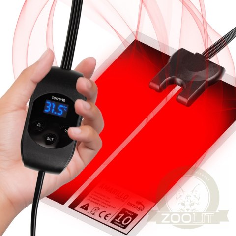 Terrario Amarillo 10W - mata grzewcza z termostatem LCD Terrario Amarillo 10W - mata grzewcza z termostatem LCD