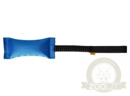 Dingo Zabawka dla psa - Szarpak z węża strażackiego z rączką bungee niebieski
